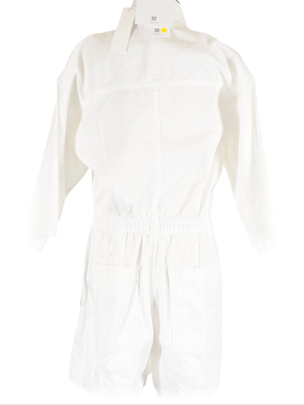 Overlover Virginia Shorts Romper in white XS NWT - Picture 6 of 6